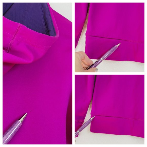 Nike Therma Fit Hoodie Sweatshirt Magenta Pink Pull Over Hoodie Kangaroo Pocket - Picture 10 of 12